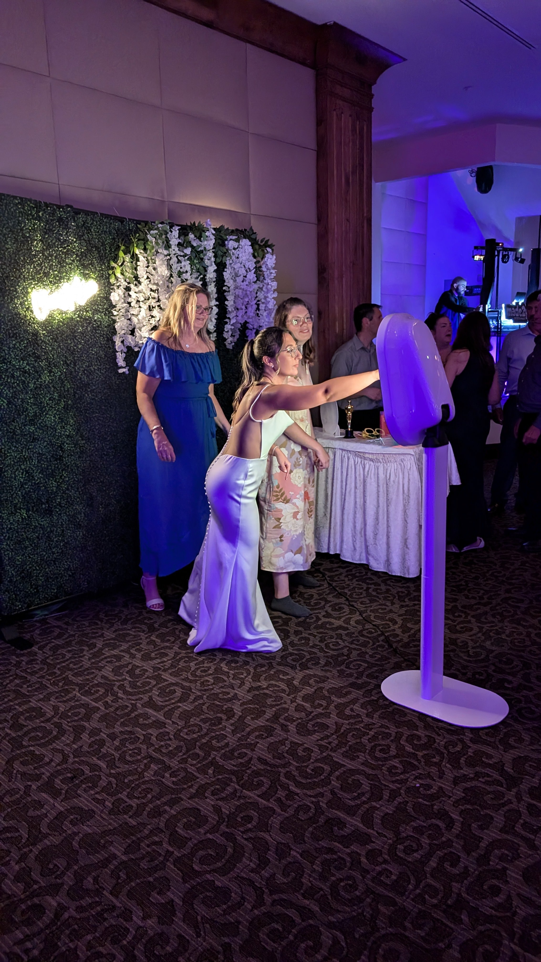Wedding Green Wall + Photo Booth