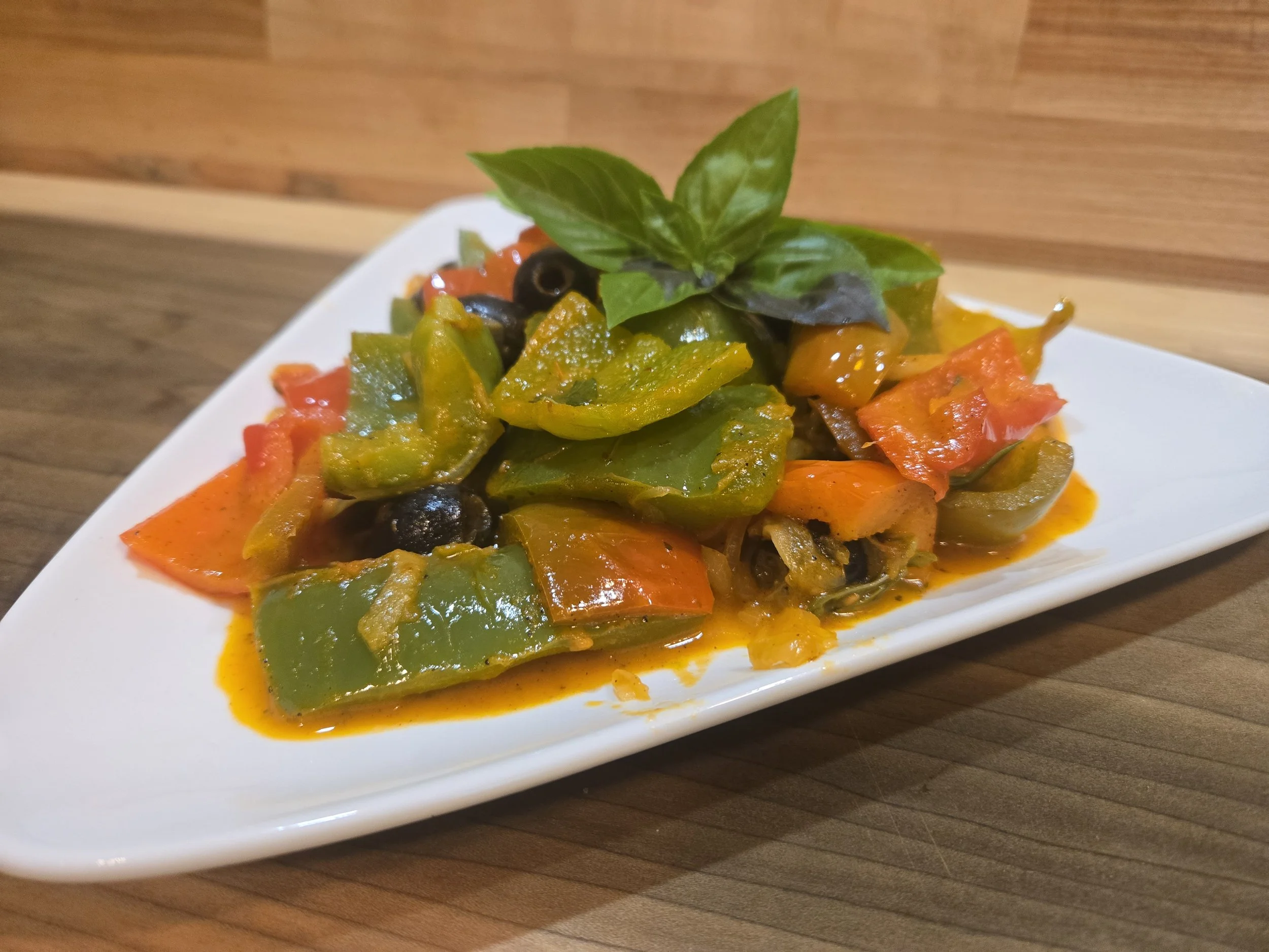 Peperonata Siciliana · Sicilian Pepper Stew