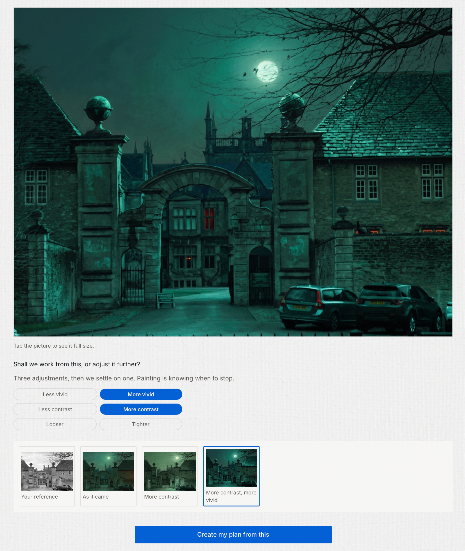 ZincBlue - an answer to AI Art.