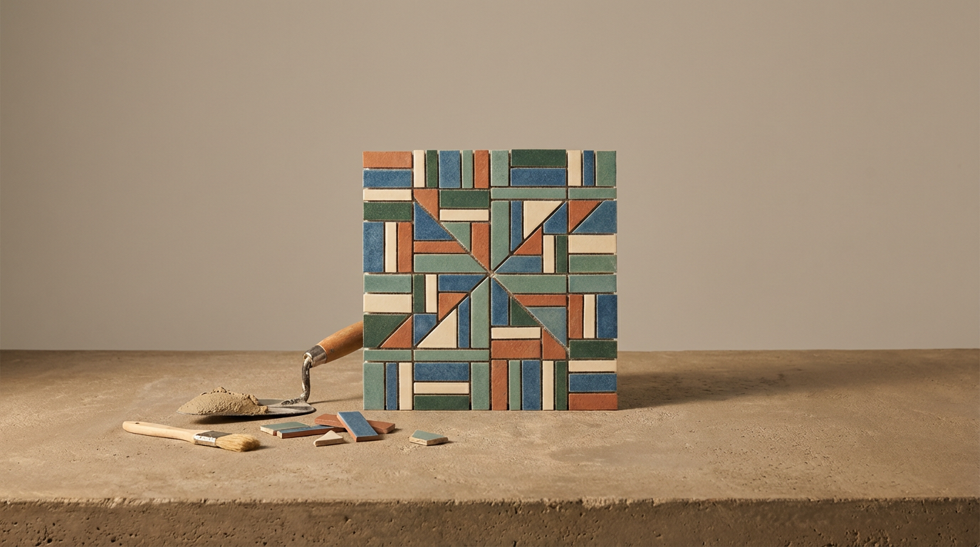 Geometric Mosaic Tile