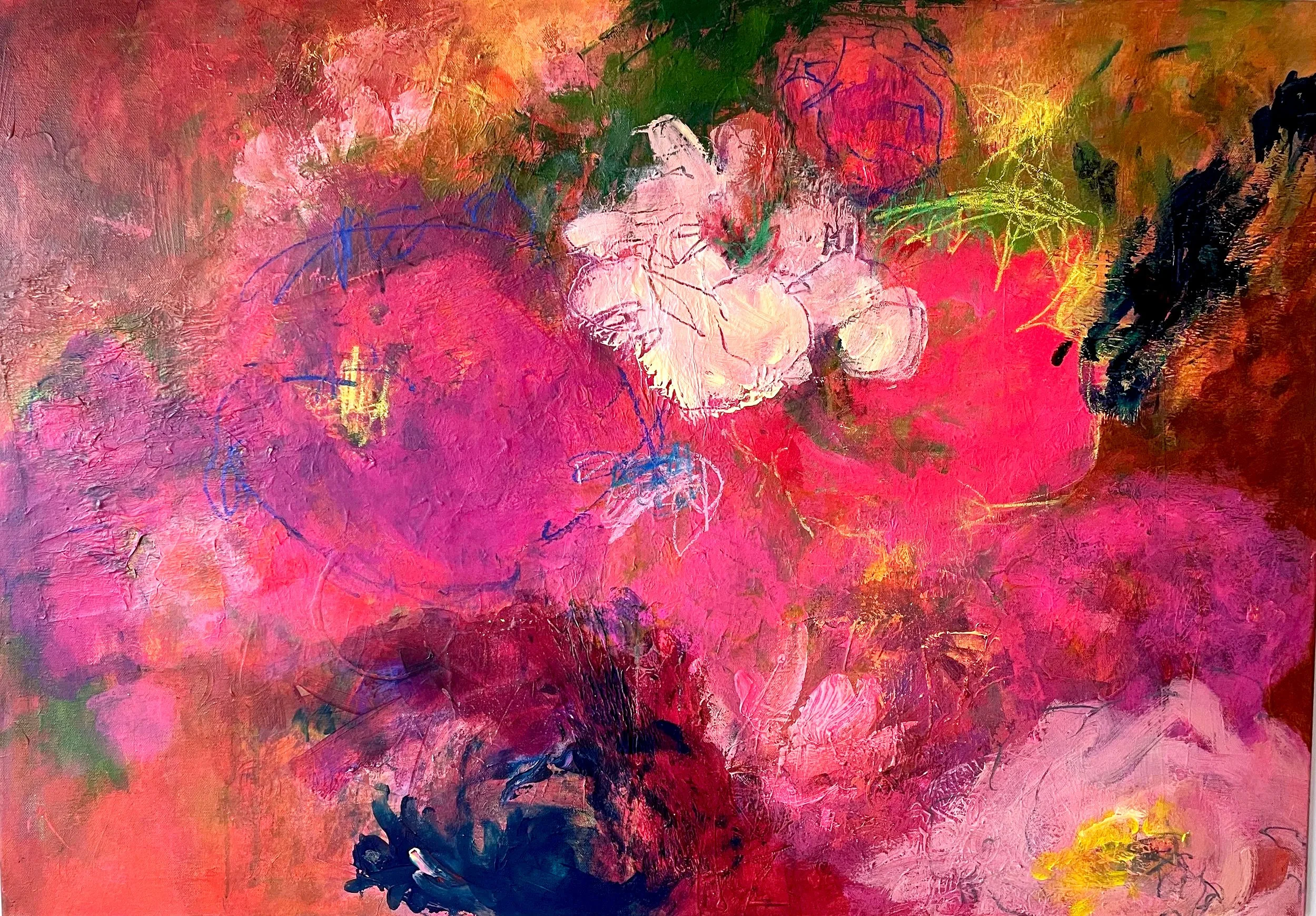 Rosen. Barock. Braun. Lila. Pink. Weiss.