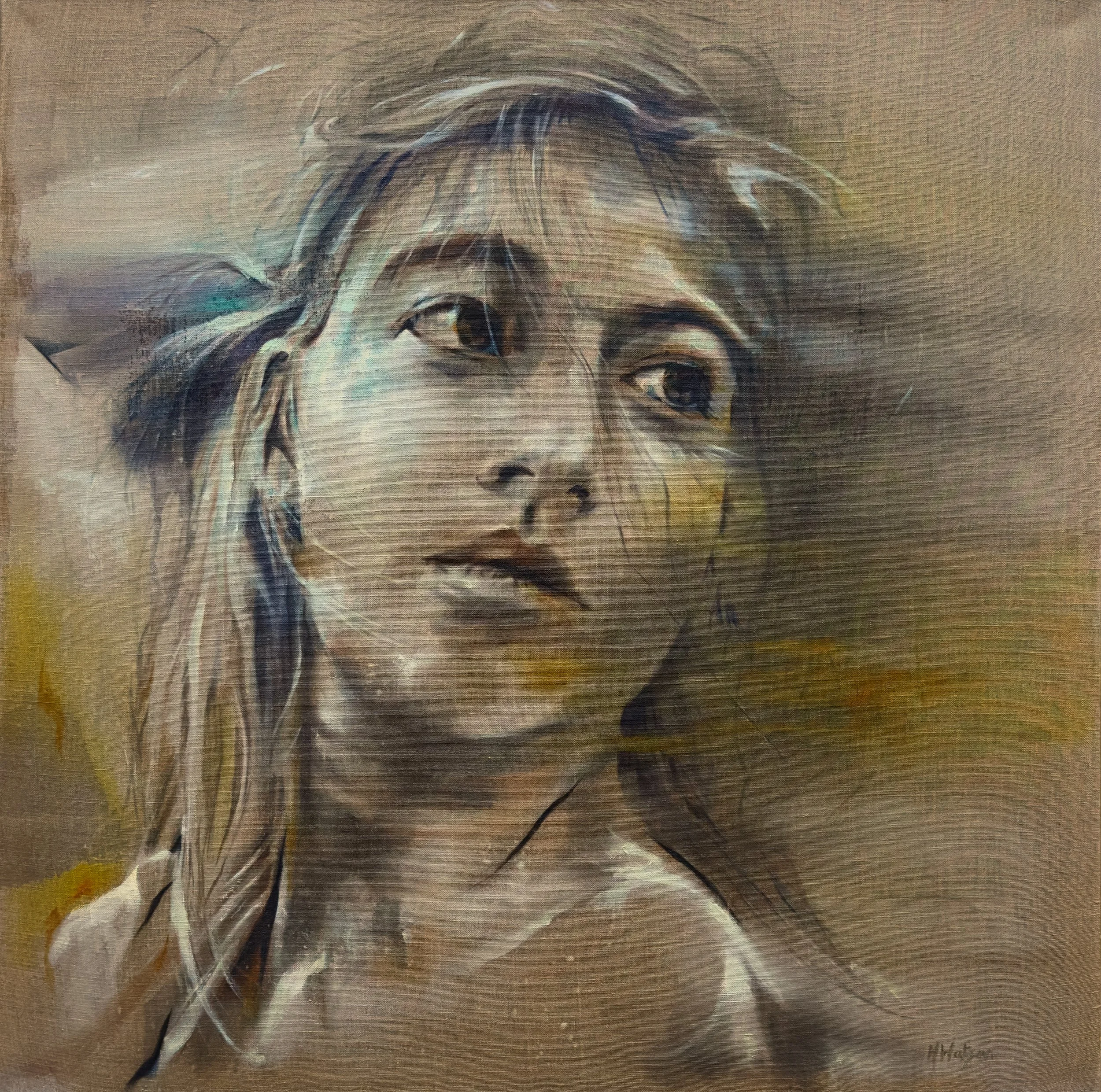 Girl - 102 x 102 - SOLD