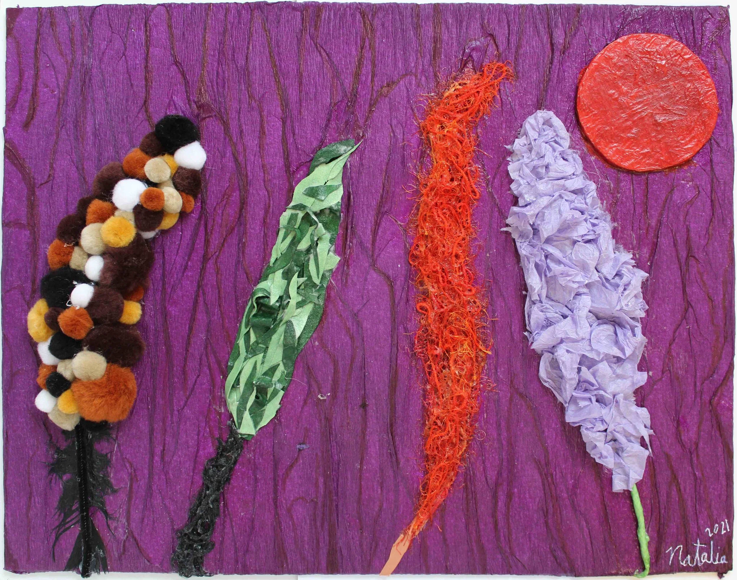 A Purple Spring Day by Natalia