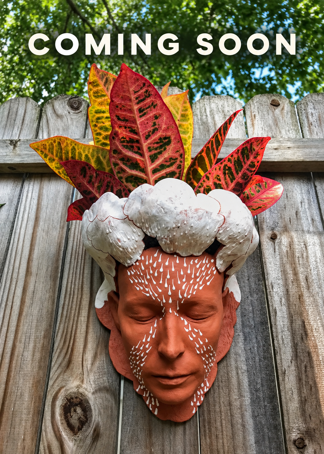 Terracotta Face Planter