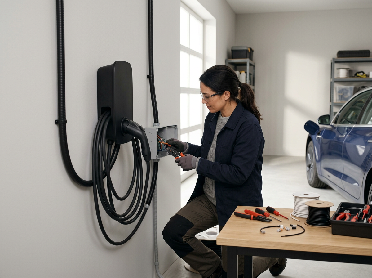 EV Charger Circuit Installation