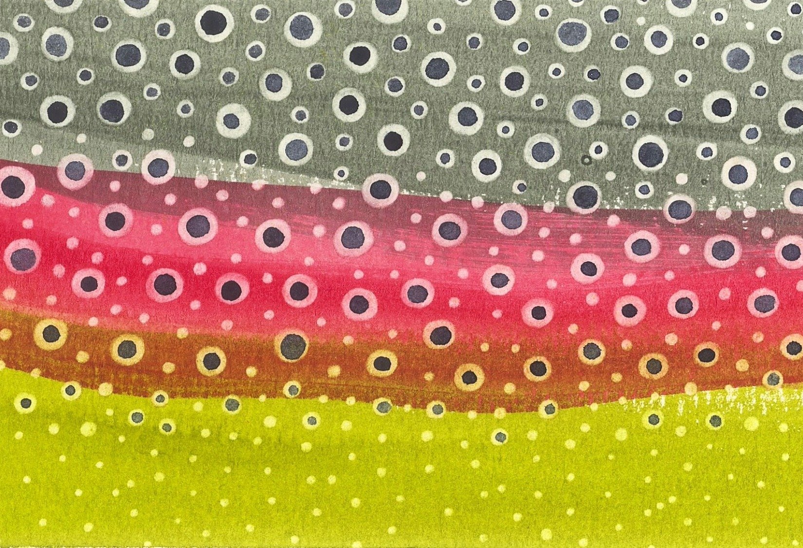 Rainbow Trout No. 601 — Master Study Original Watercolor