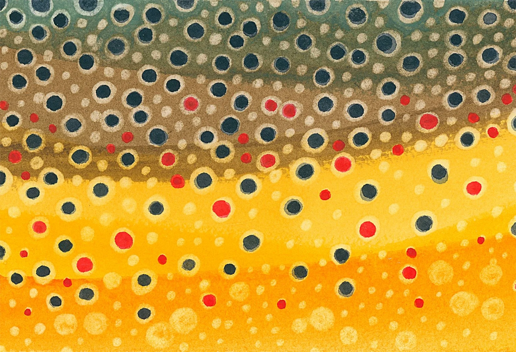 Brown Trout No. 501 — Master Study Original Watercolor