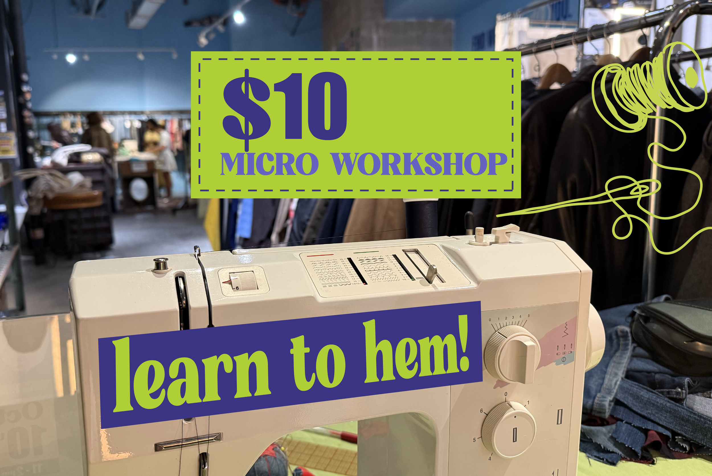Learn to Hem! Drop-In Workshop