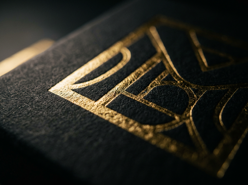 Foil stamping detail