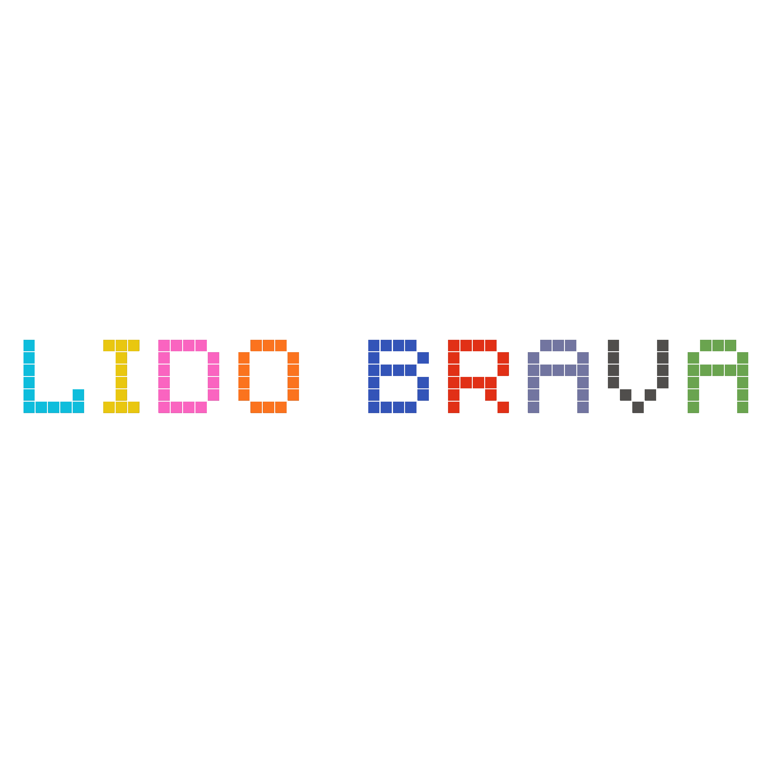 Colorful pixel art spelling out '2022' on a black background with a rainbow-colored bar at the bottom.