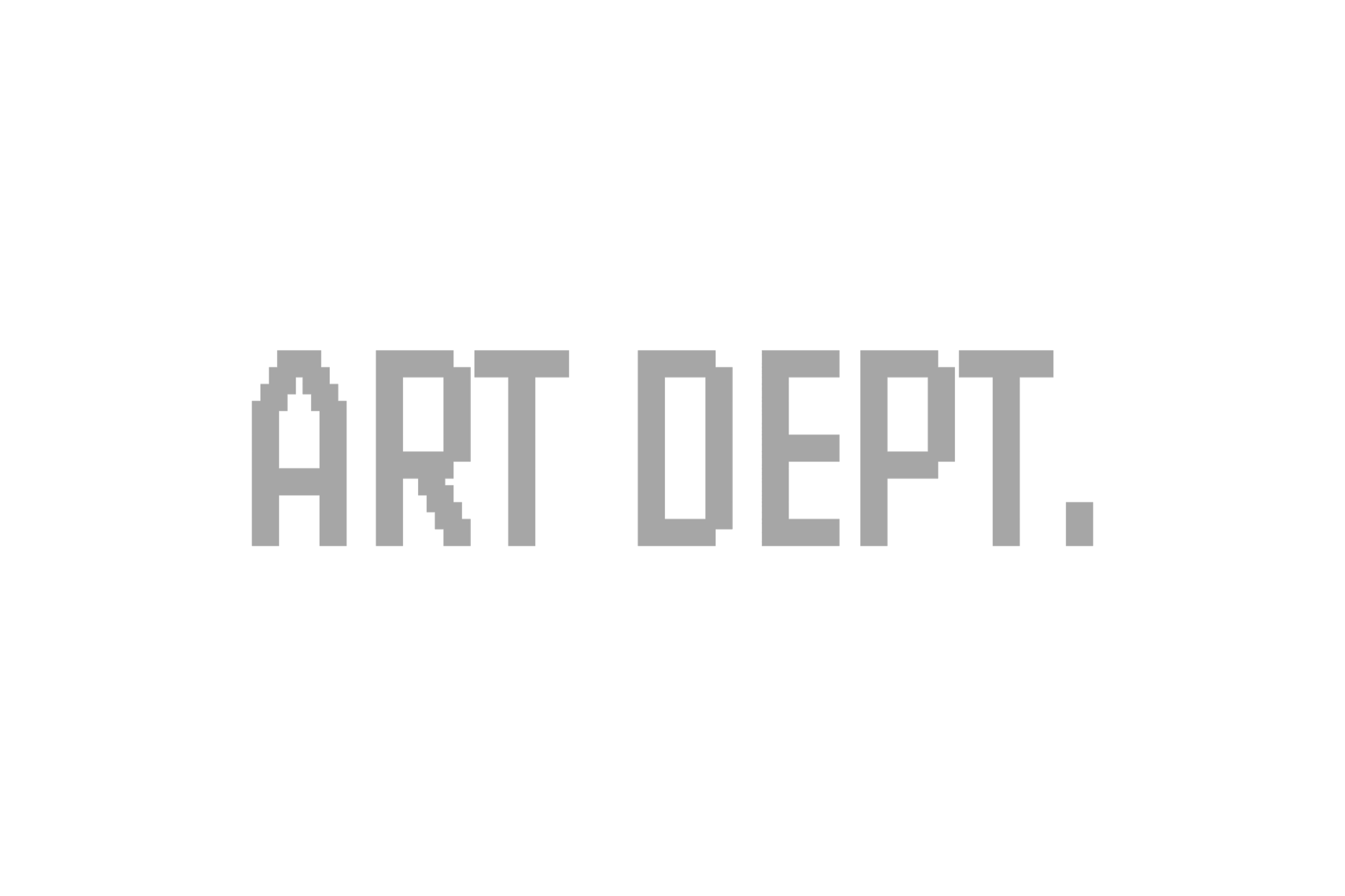 Pixelated black and white text reading 'ART VEC' on a black background.