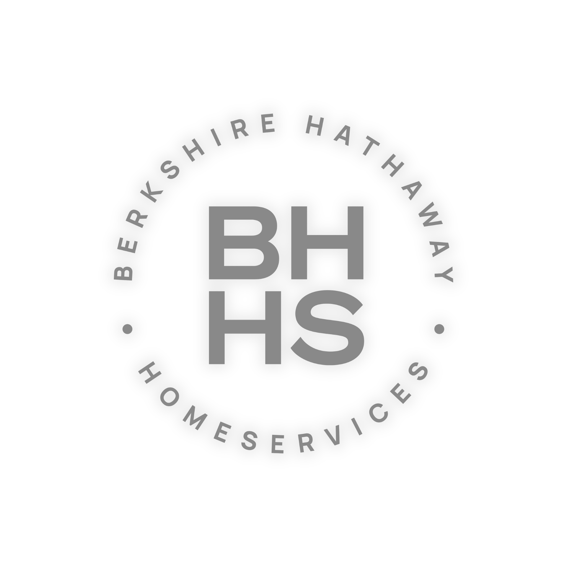 Black circular logo with a central large gray "BH" and surrounding text that reads "EERKSHIRE HAT HAW BEH TASH" and "HOME SERVICE."