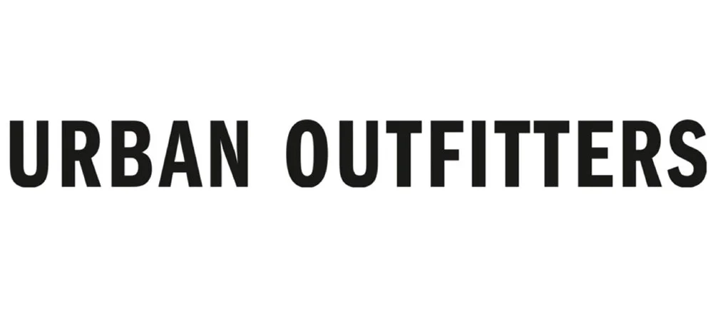 Urban Outfitters logo in black text on a white background.