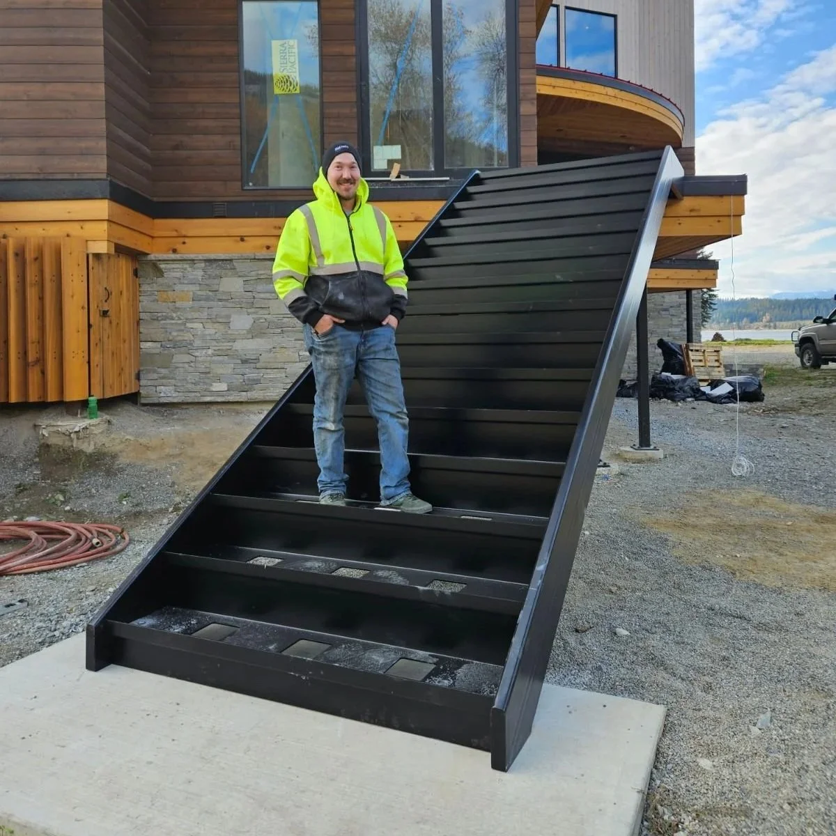 custom metal staircase