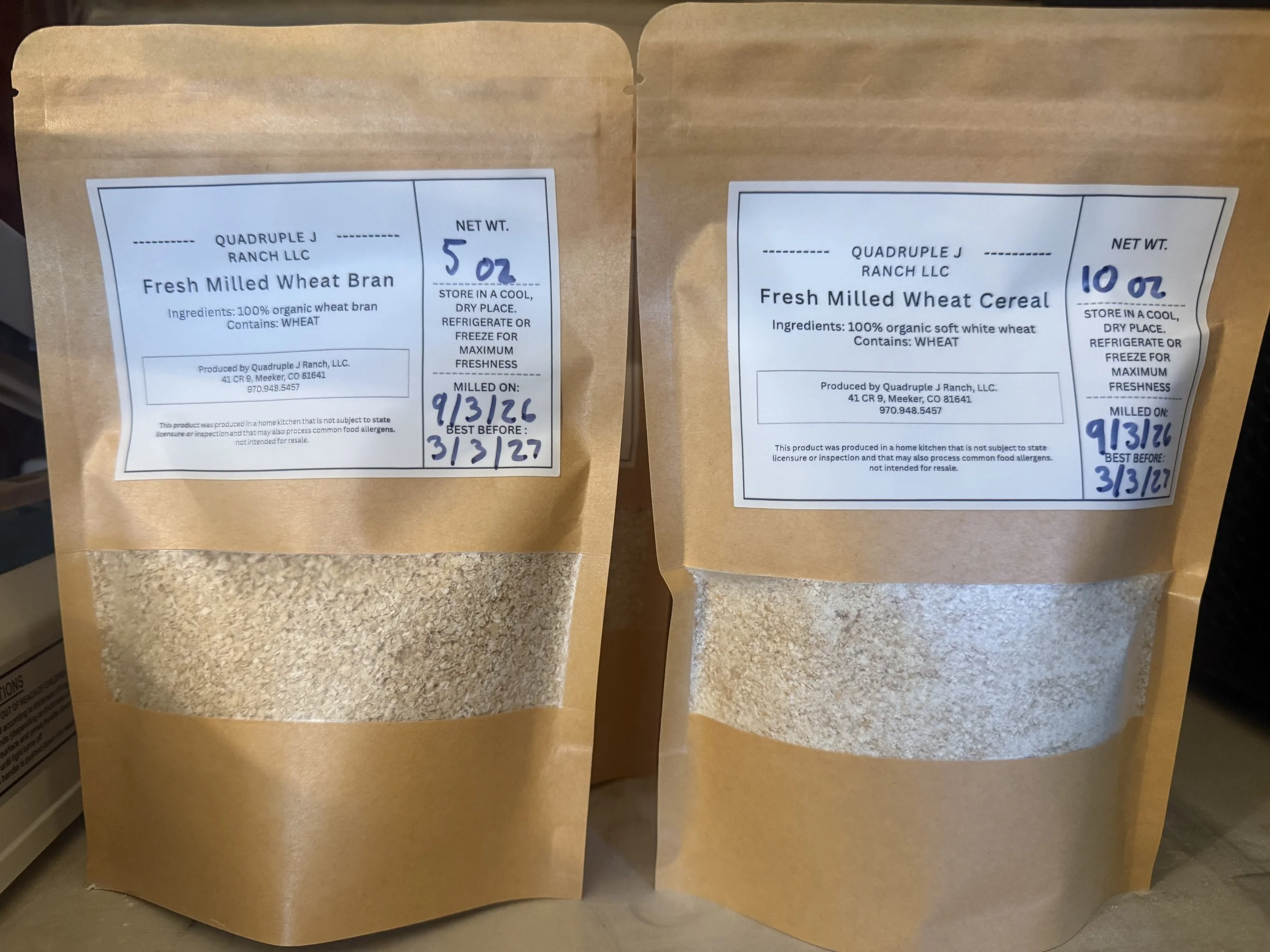 Fresh Milled Wheat Cereal