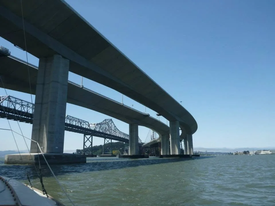 Under the bridge..