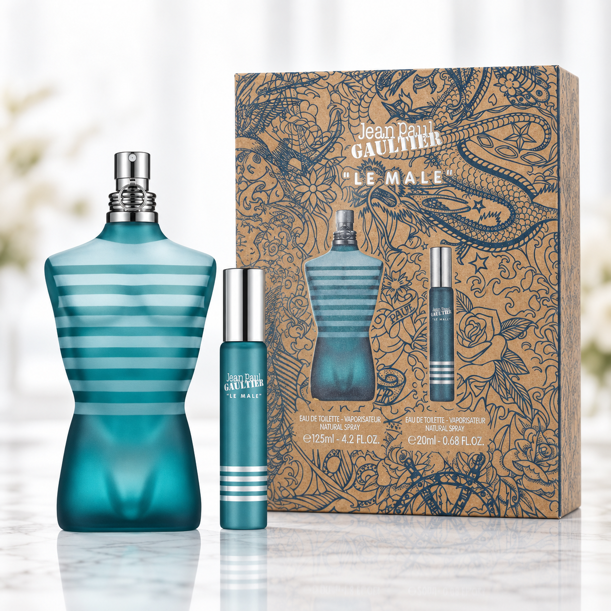 Jean Paul Gaultier Le Male Eau de Toilette 2 Piece Gift Set