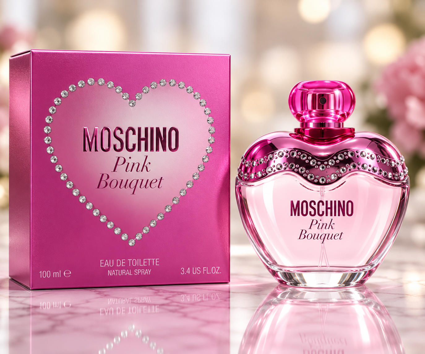 Moschino Pink Bouquet Eau de Toilette 100mL/3.4oz