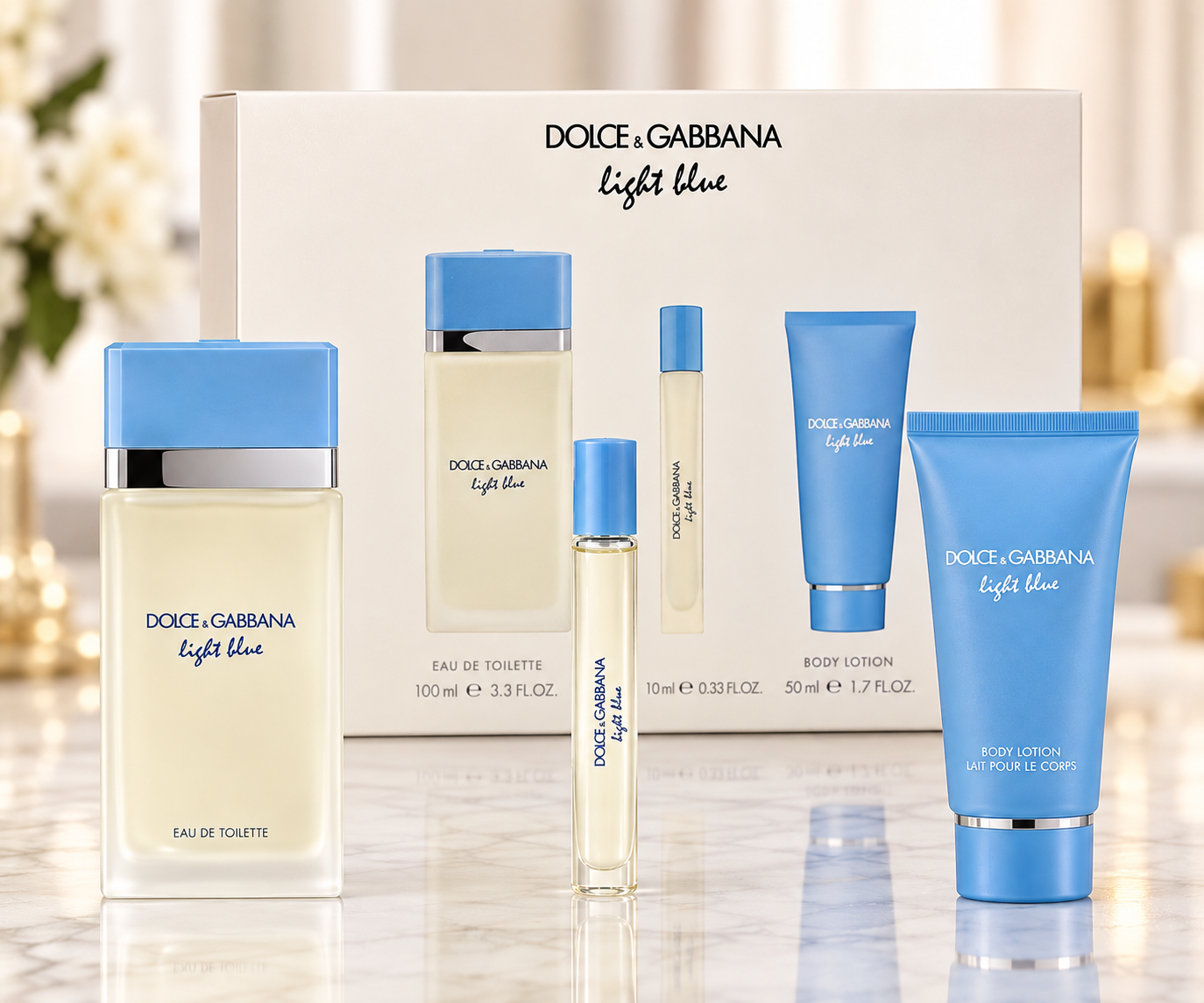 Dolce & Gabbana Light Blue Eau de Toilette 3-piece Gift Set