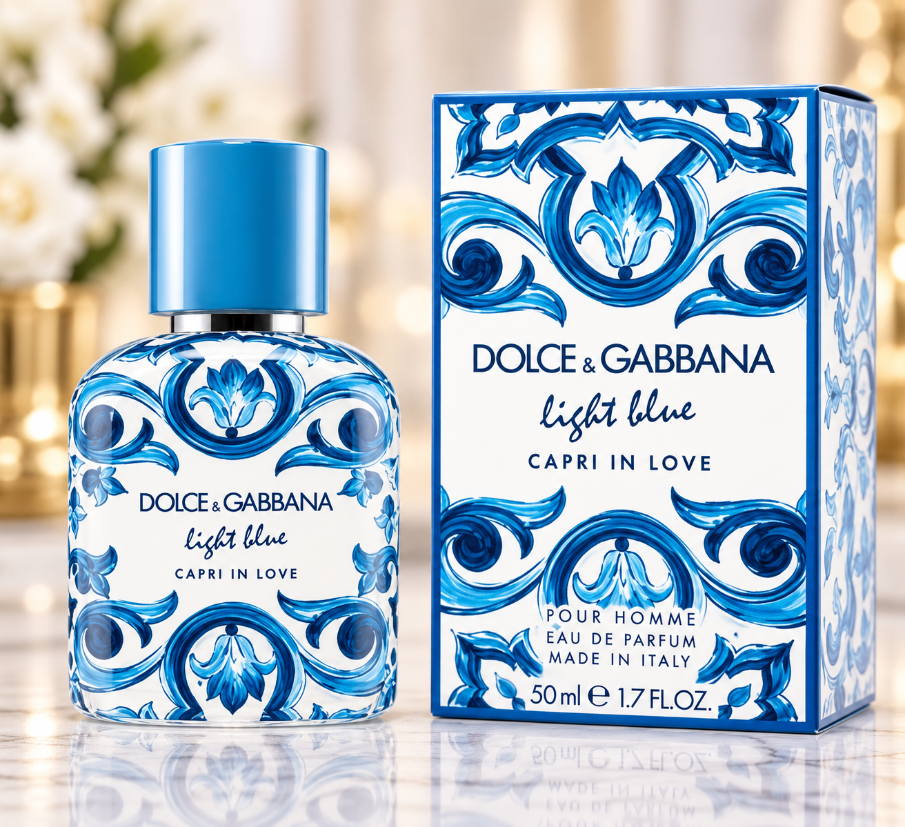 Dolce & Gabanna Light Blue Capri In Love Pour Homme Eau de Parfum 50mL/1.7oz