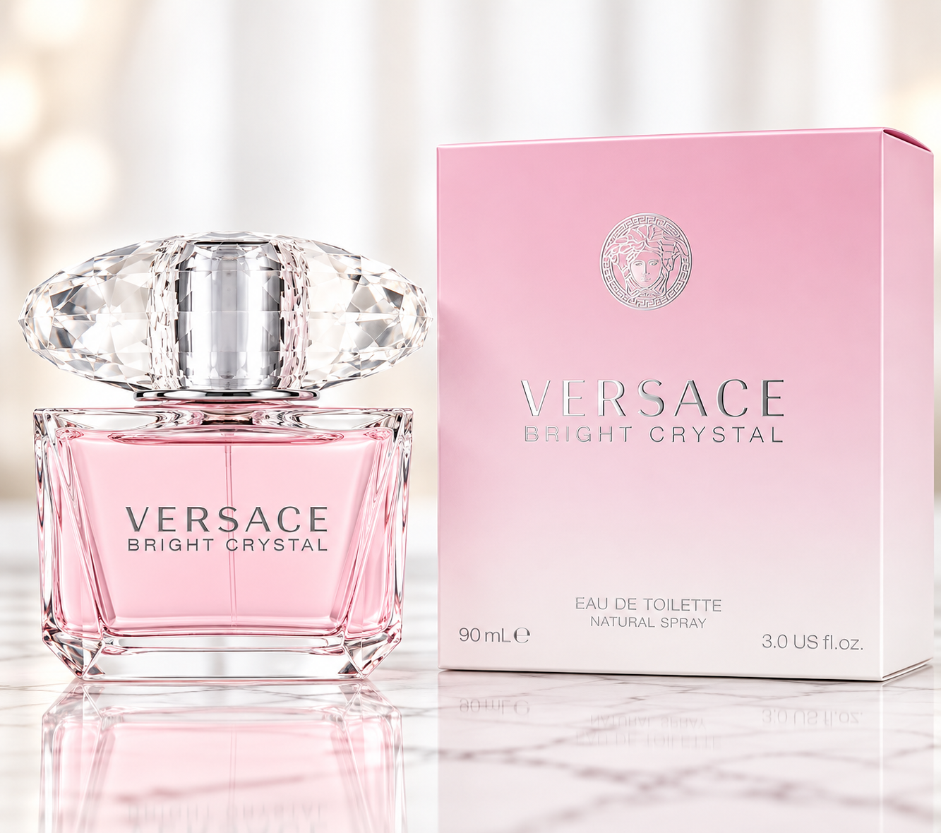 Versace Bright Crystal Eau de Toilette 90mL/3.0oz
