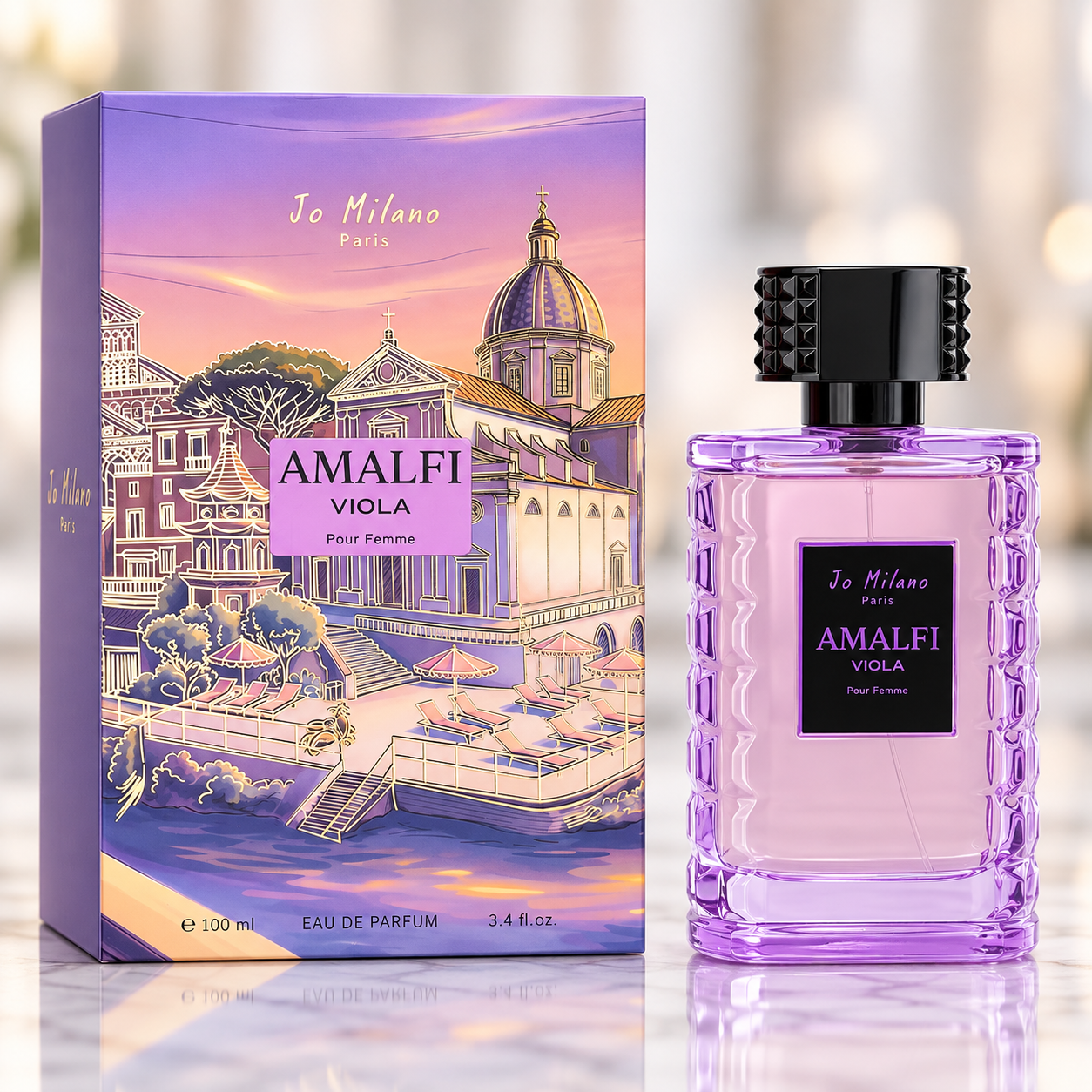 Jo Milano Paris Amalfi Viola Pour Femme Eau de Parfum 100mL/3.4oz