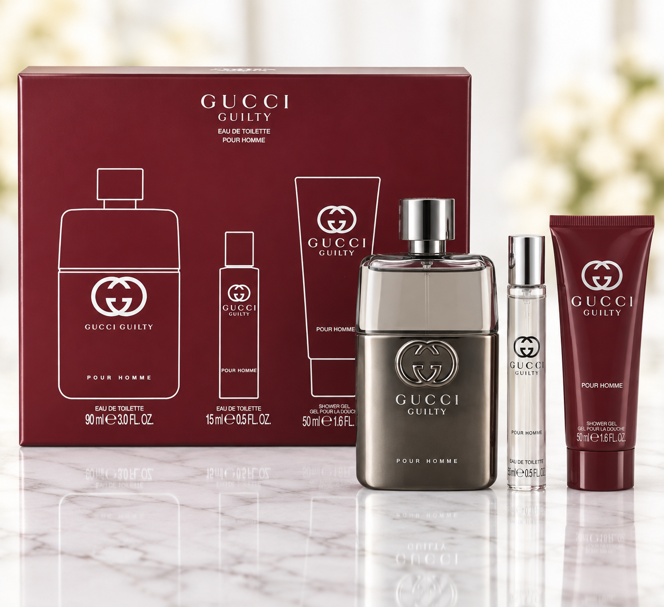 Gucci Guilty Eau de Toilette 3-Piece Gift Set
