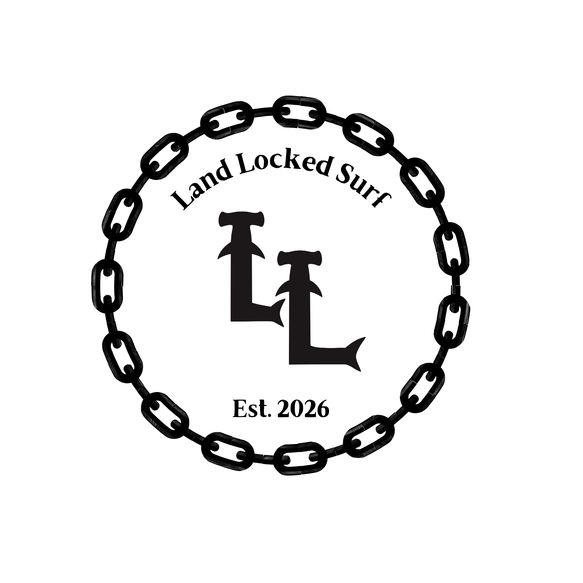 Land Locked Surf logo