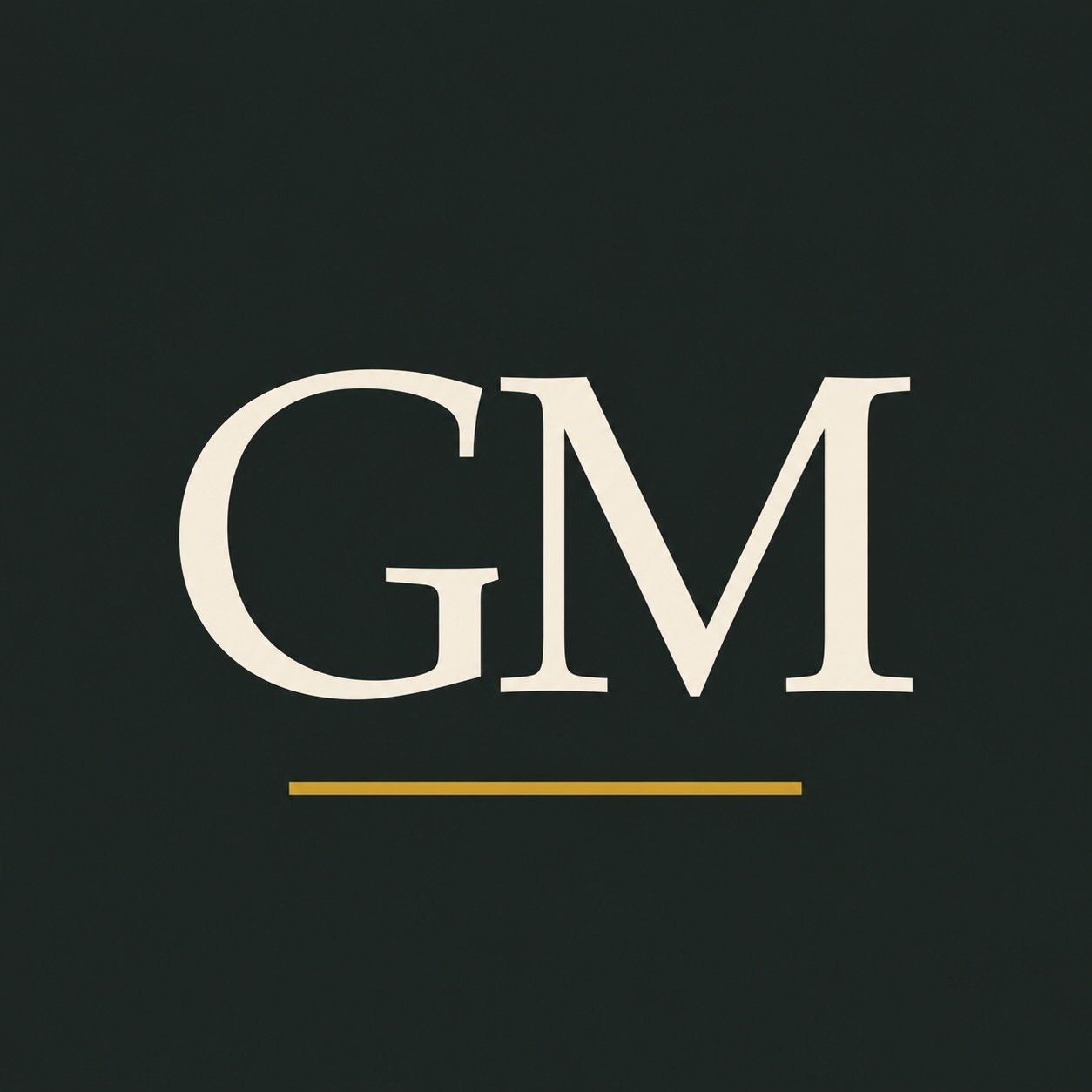 Grayson McGraw GM monogram logo