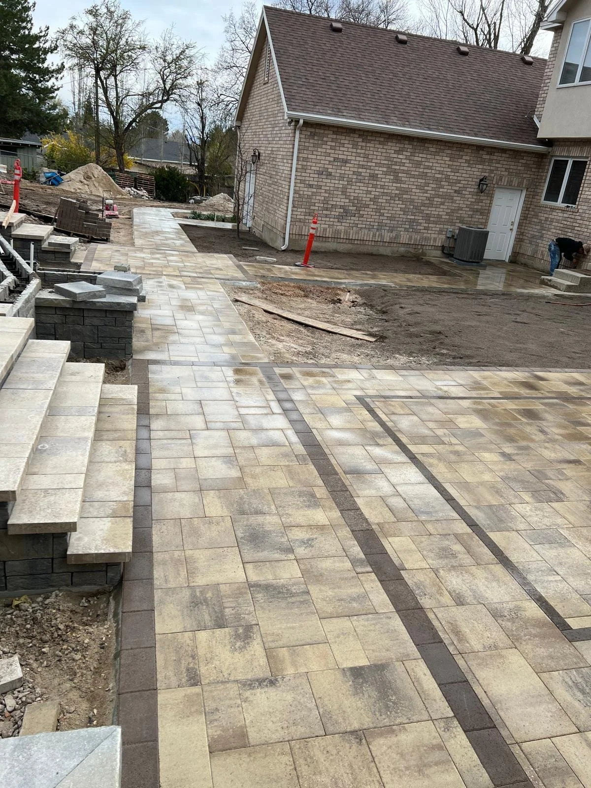 Precision stone paving and custom backyard hardscape renovations in Mapleton, UT — Aspen Stone Design
