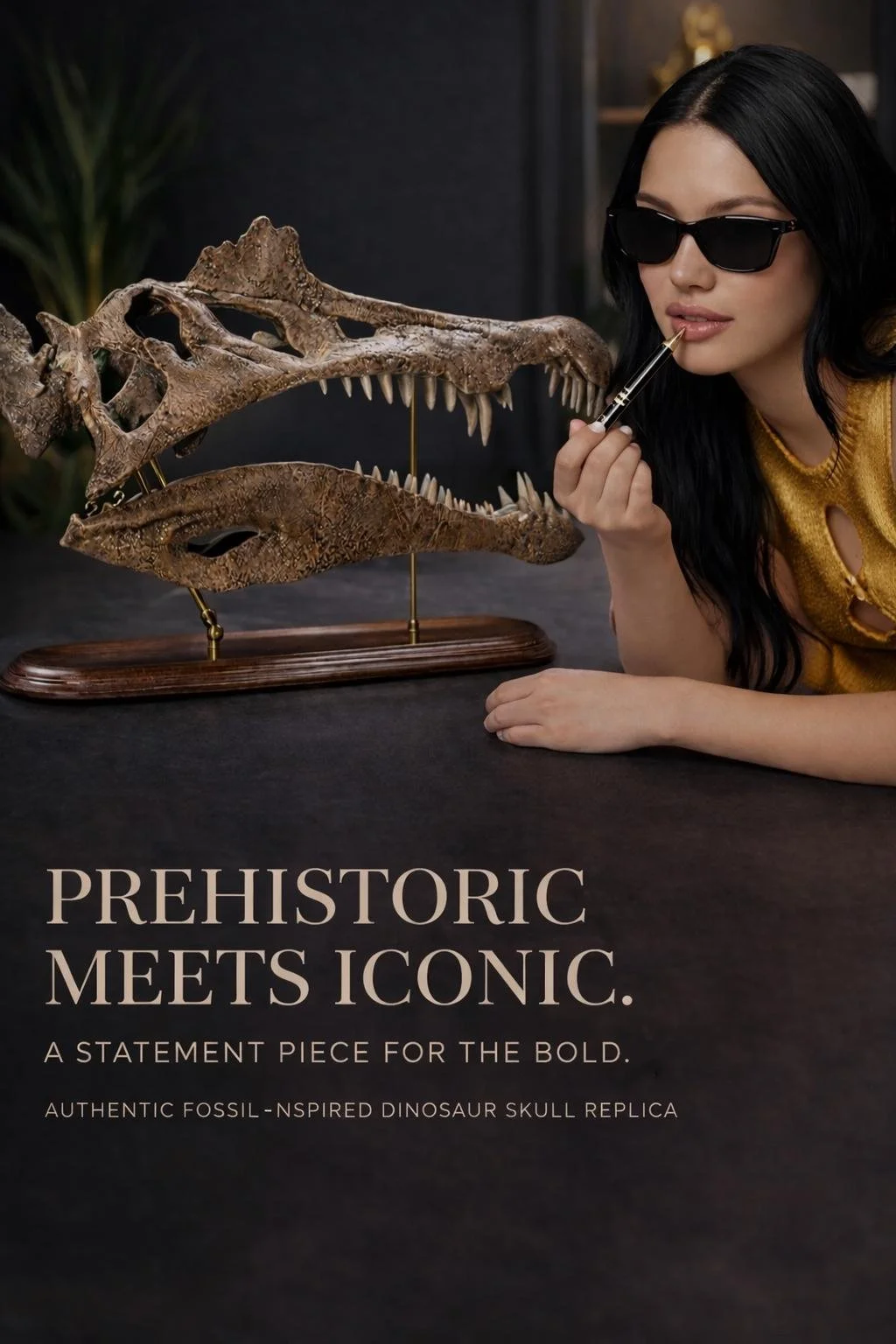 Spinosaurus Skull Replica in Premium Museum-Quality