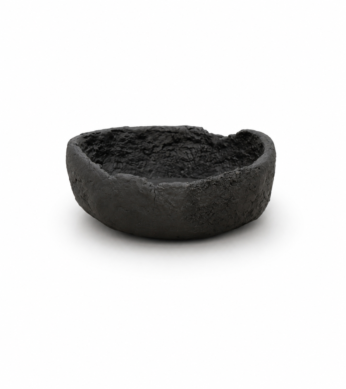 Vessel 4 - Slate and Coconut Fiber - 1.5in H x 4.75in D - 2022
