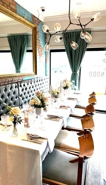 LBC Events & Co. Social Celebrations. intimate long-table setup