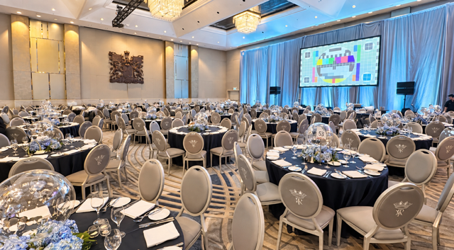 LBC Events & Co. Corporate Events. large ballroom corporate event