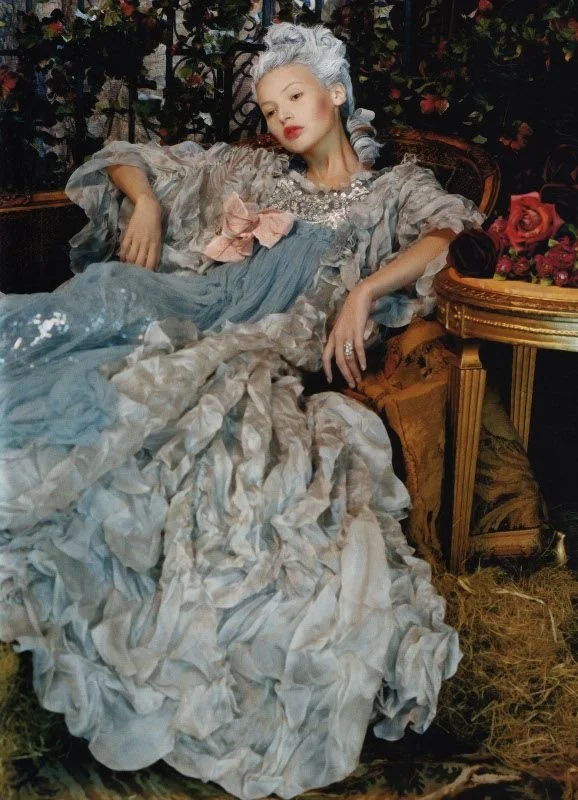 Opulent ruffled ball gown