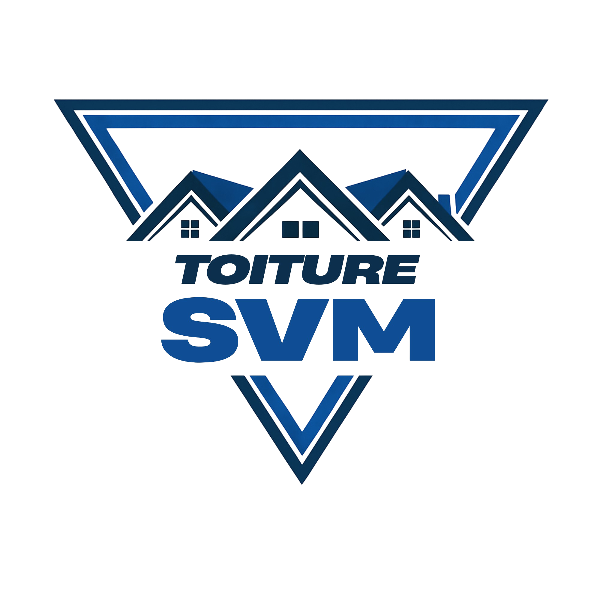 Logo of Total Home SVM, featuring a stylized house with a roof and windows, and the text 'Total Home SVM' beneath it.