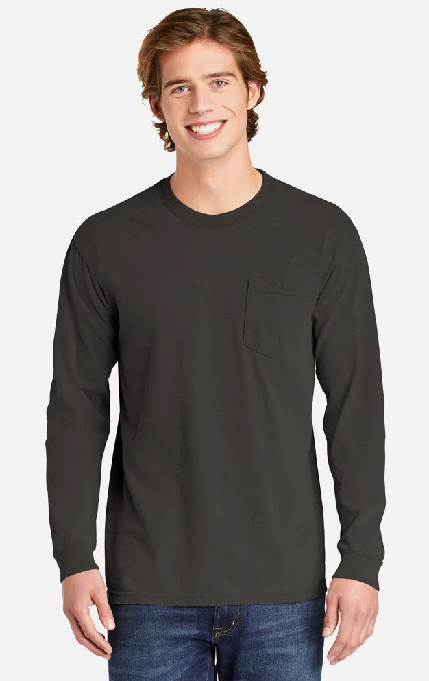 Comfort Colors 4410 Garment-Dyed Heavyweight L/S Pocket T-Shirt (Copy)