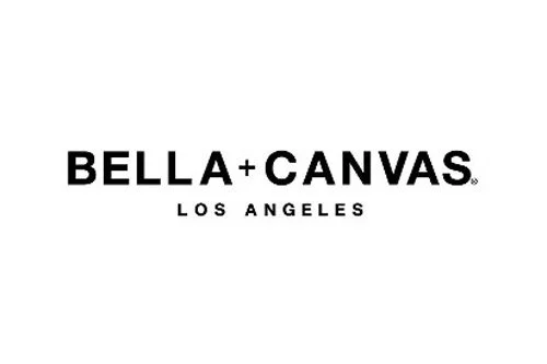 Black text on white background reads 'BELLA + CANVAS LOS ANGELES'.