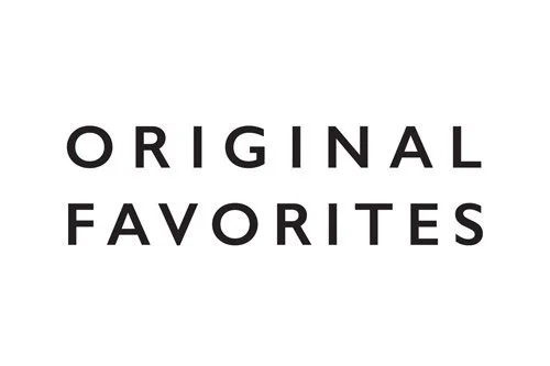 Text that reads 'Original Favorites' in black, bold font on a white background.