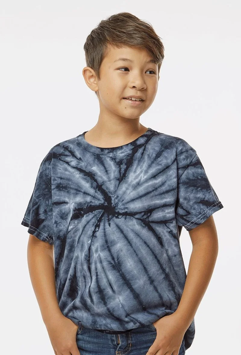 Dyenomite Youth Cyclone Pinwheel Tie-Dyed T-Shirt