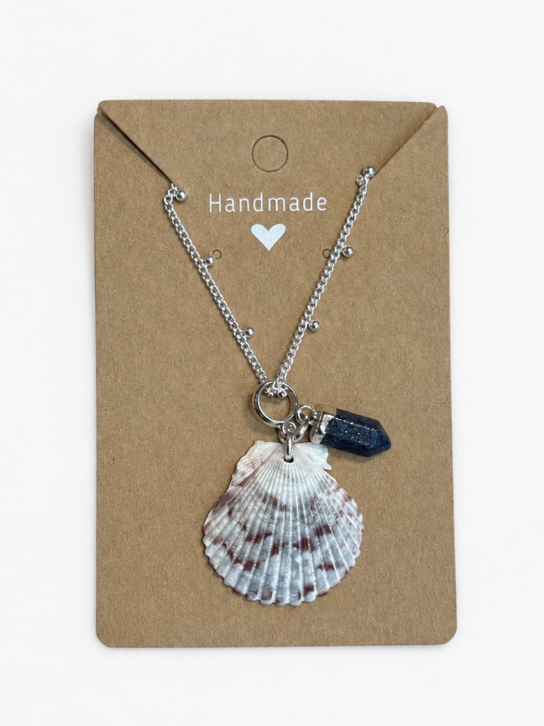 Midnight Tide Shell Necklace