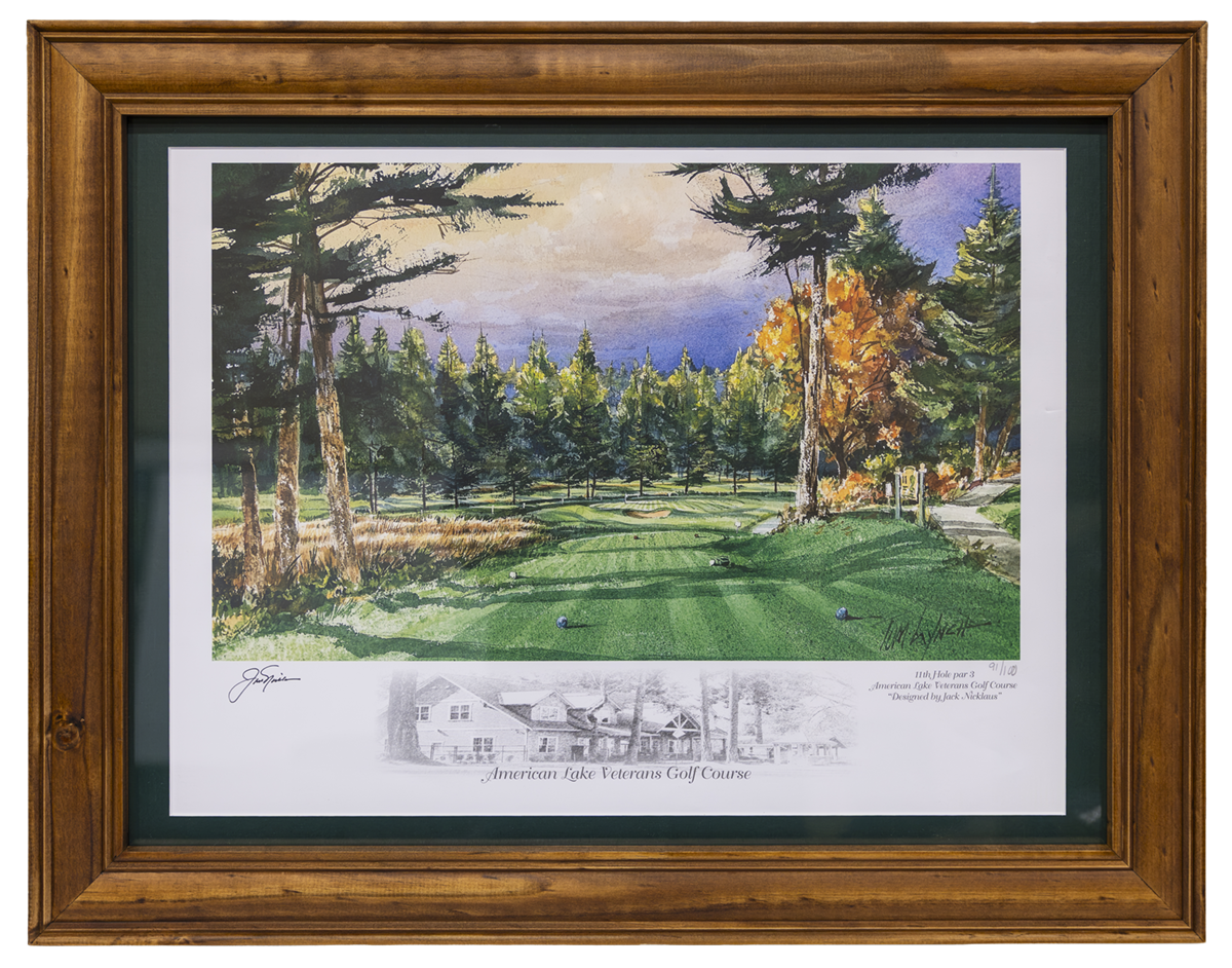 The Story Behind the Hole 11 Watercolor