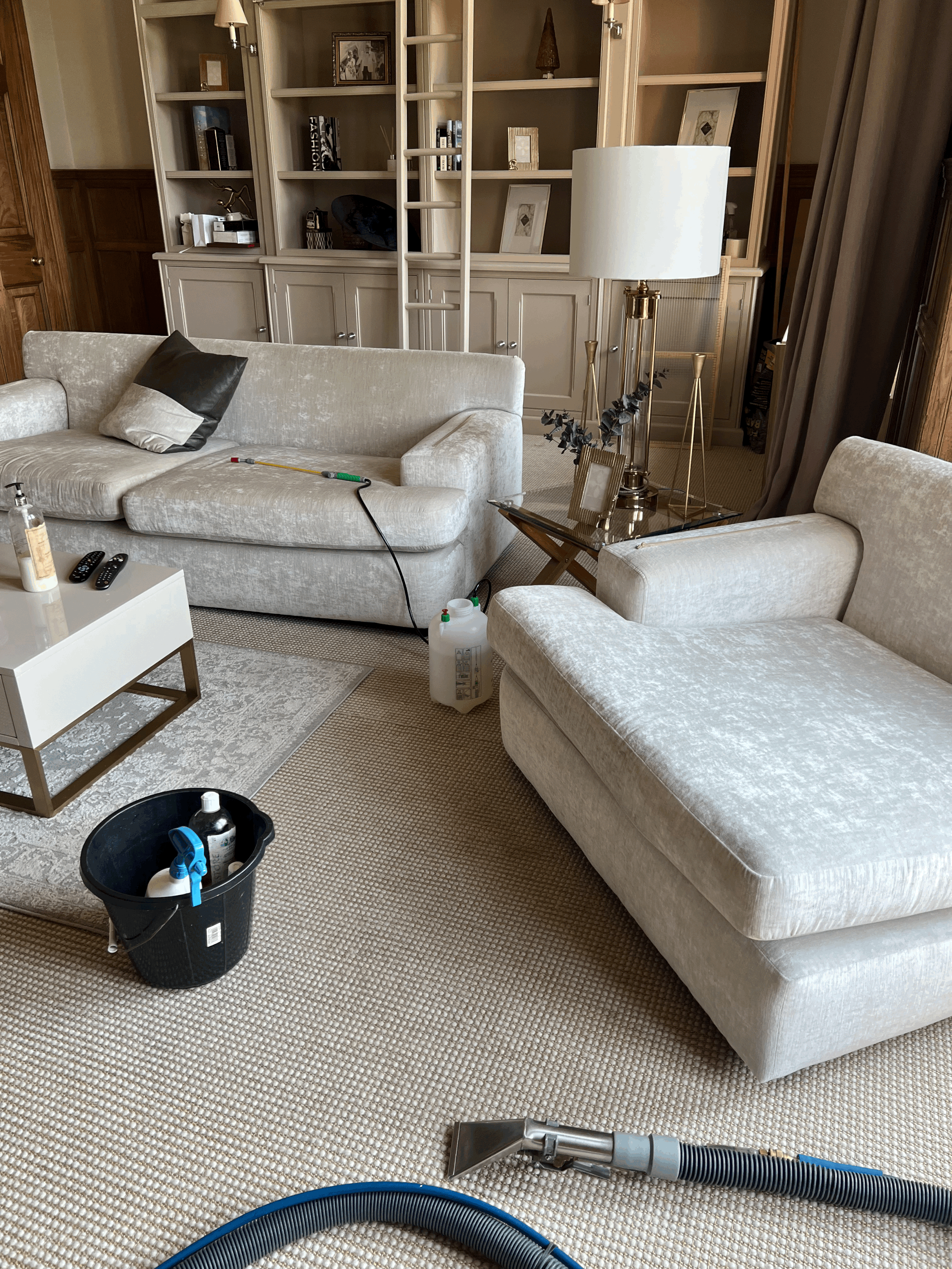Upholstery cleaning