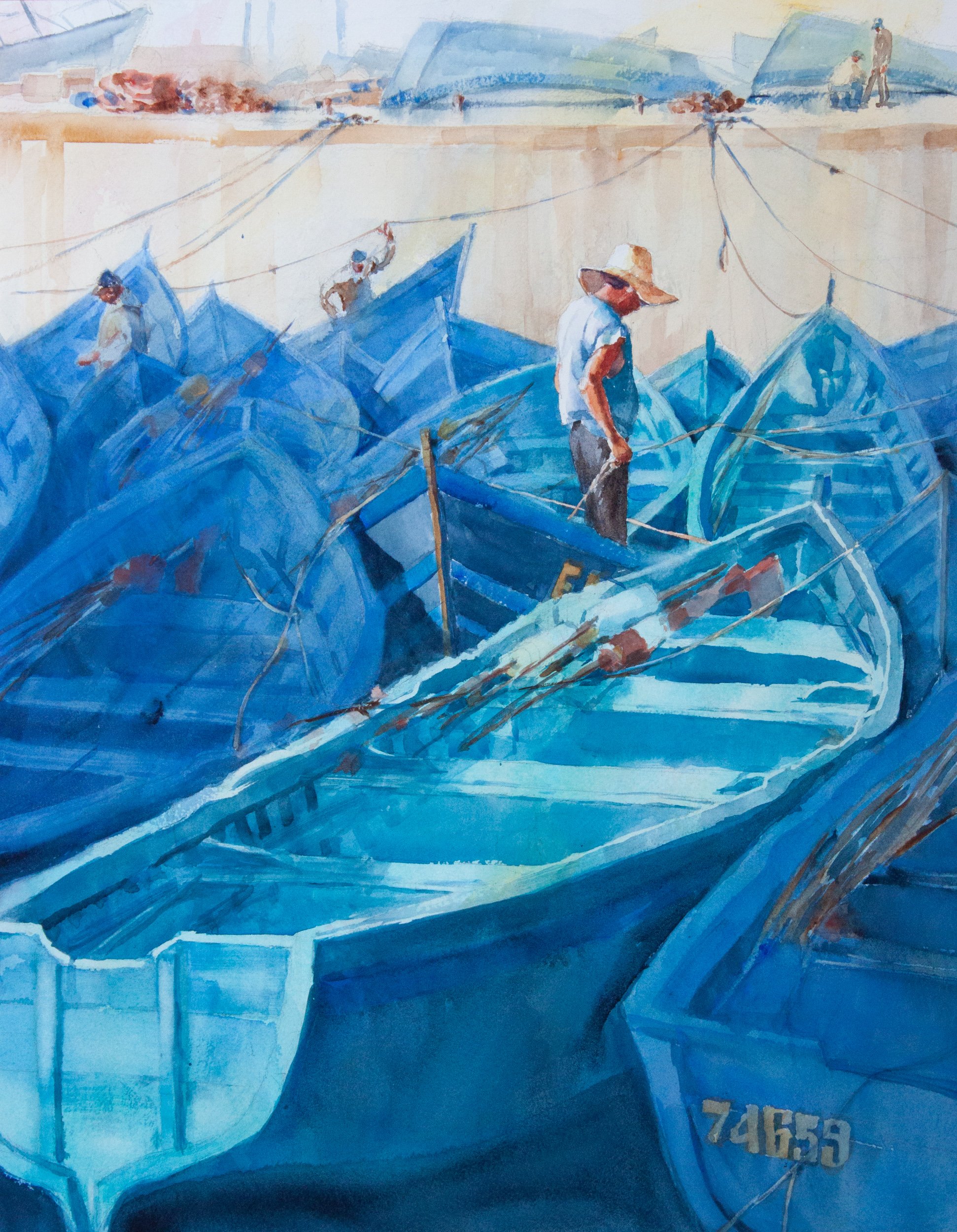 Blue Boats
25 x 20 in