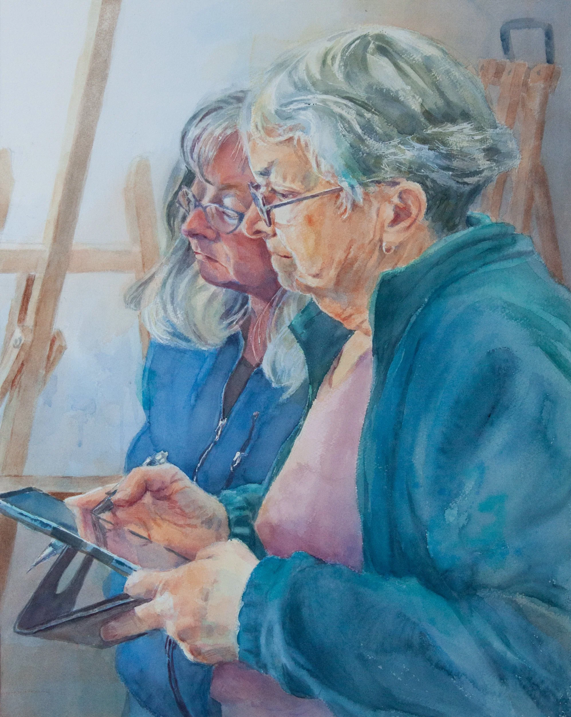 Watching Demonstration
25 x 19 in
