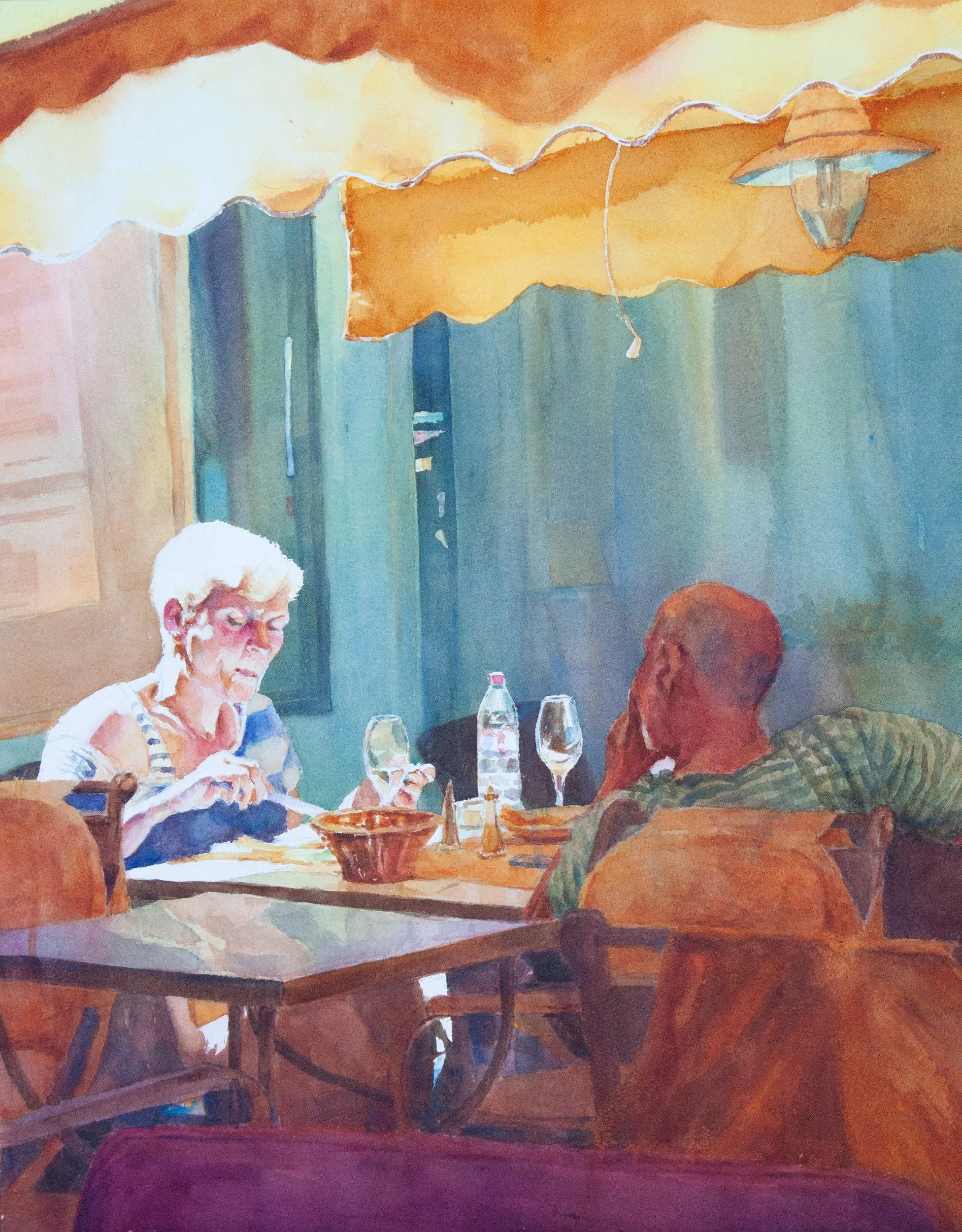 Lunch under Yellow Awning
25 x 20 in