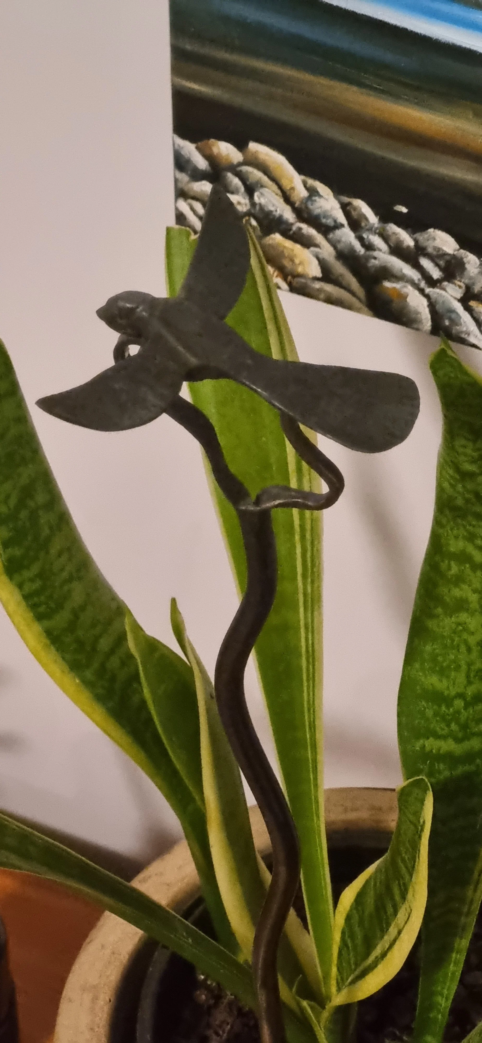 Fantail Pot Plant Stake - (sold - example only)