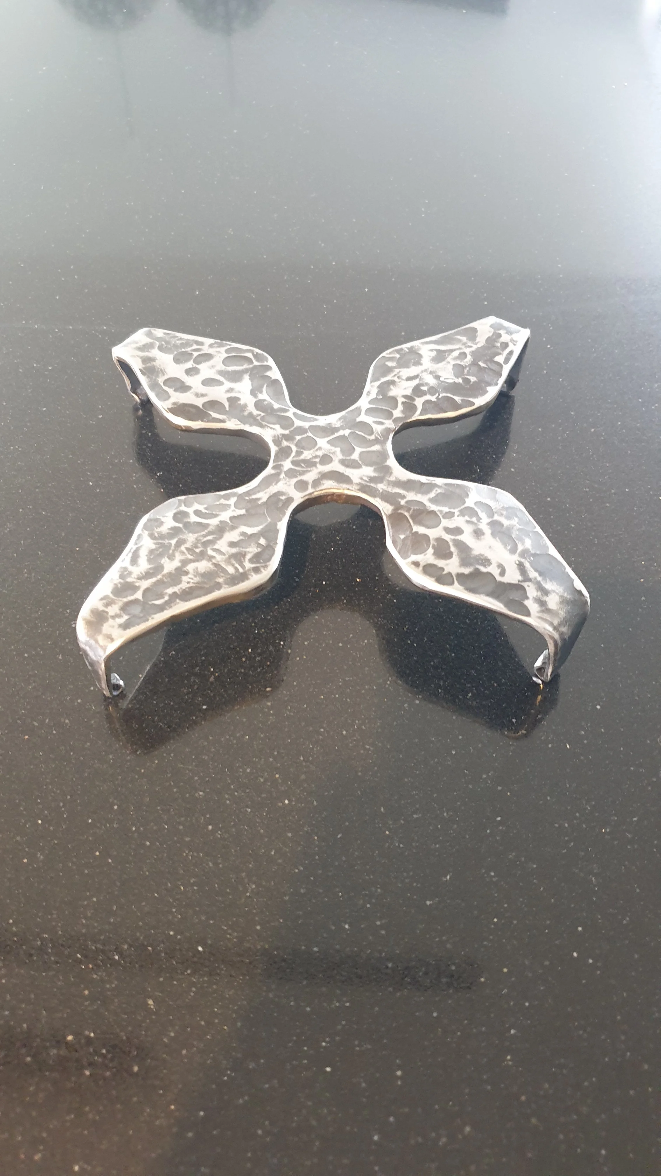 Trivet-leaf shaped - (sold-example only)