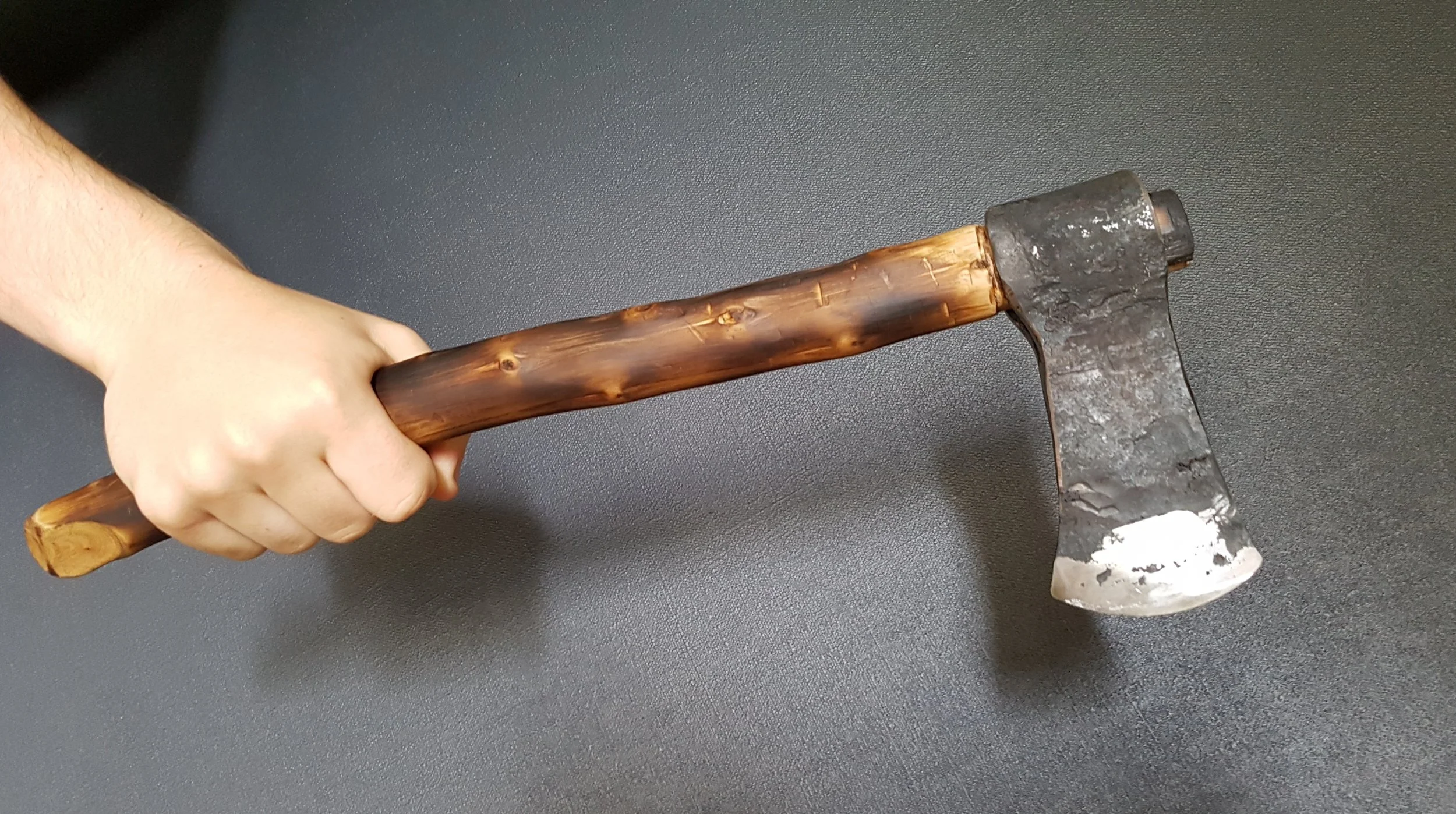 Son's 1st throwing axe  (not for sale)