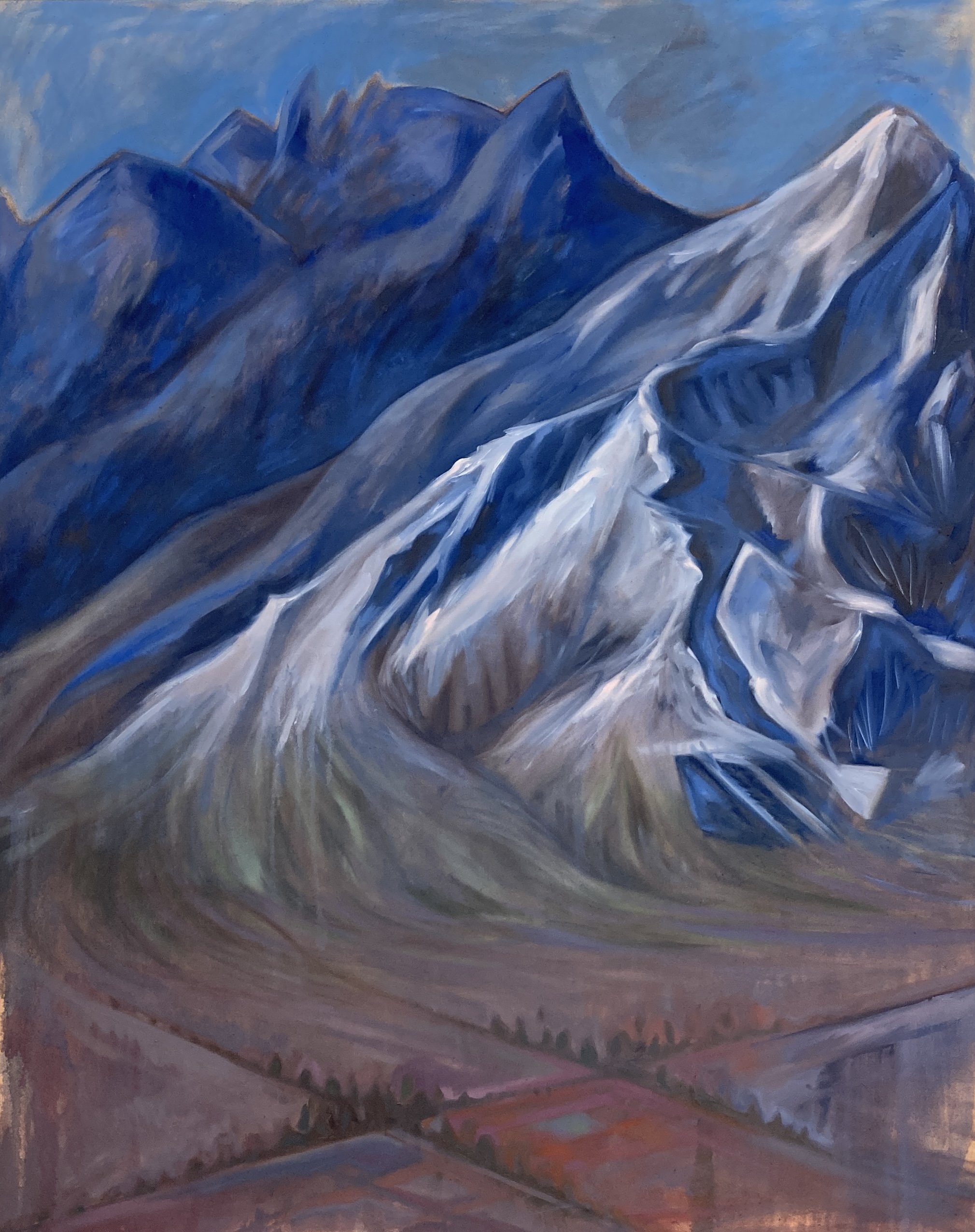 Bishop, 72 x 57.6 inches, oil on canvas, 2024